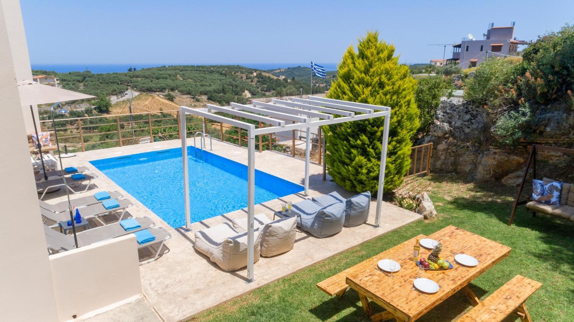 Cretan Sunny Villa Kournás المظهر الخارجي الصورة