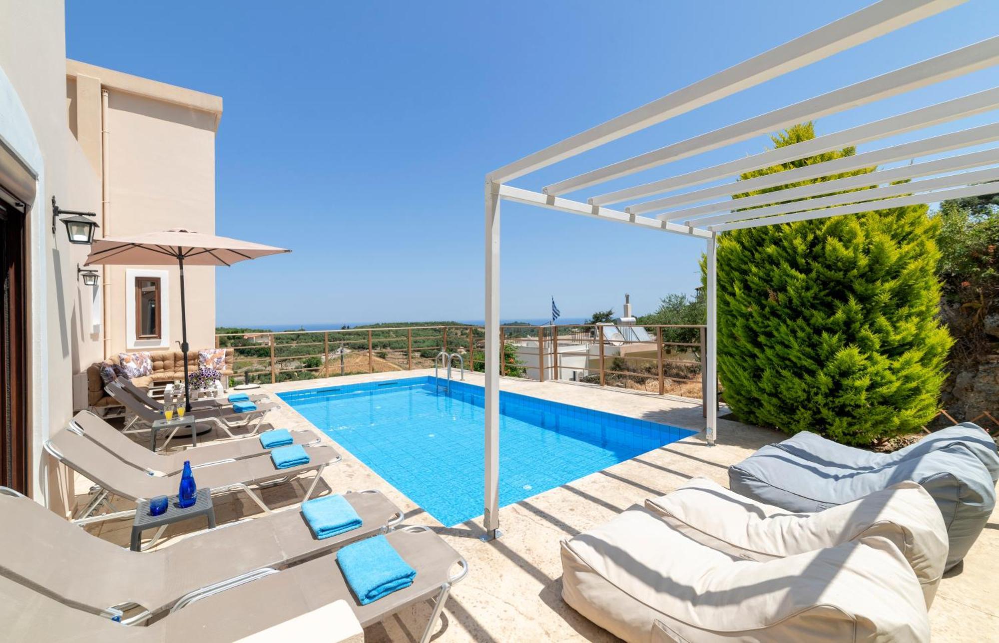 Cretan Sunny Villa Kournás المظهر الخارجي الصورة